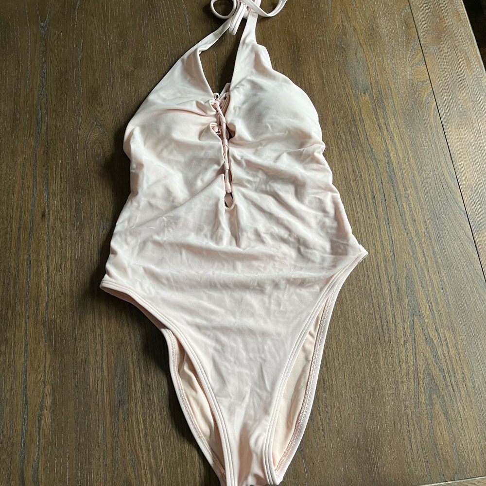 Medium Aerie Bathing Suit.  Light Pink